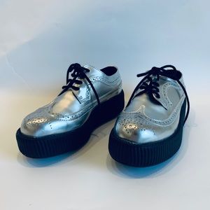 T.U.K. Metallic Wingtip Viva Creeper Oxford